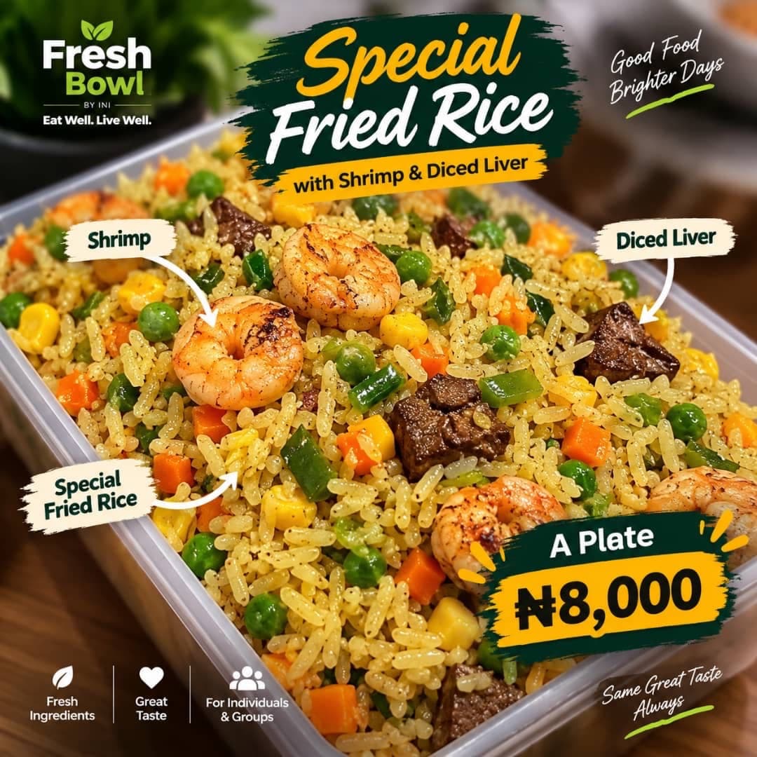 Special Fried Rice with Shrimp and Diced Liver